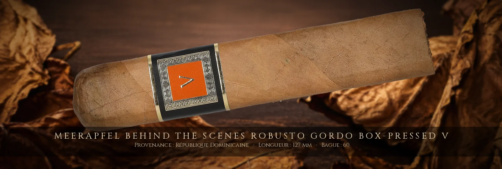 Meerapfel Behind The Scenes Robusto Gordo Box-Pressed V — Meerapfel — République Dominicaine