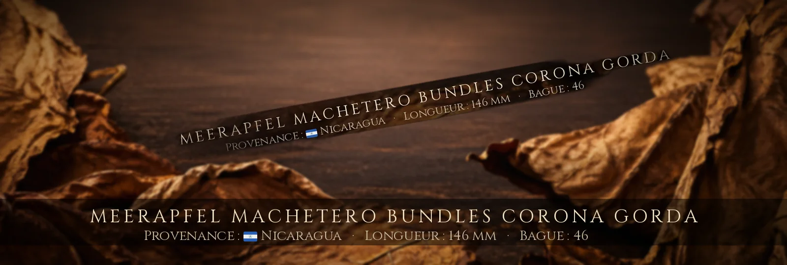 Meerapfel Machetero Bundles Corona Gorda — Meerapfel — Nicaragua