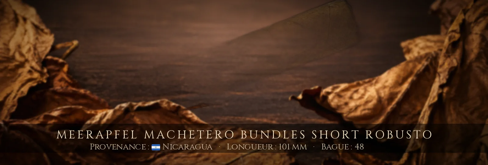 Meerapfel Machetero Bundles Short Robusto — Meerapfel — Nicaragua
