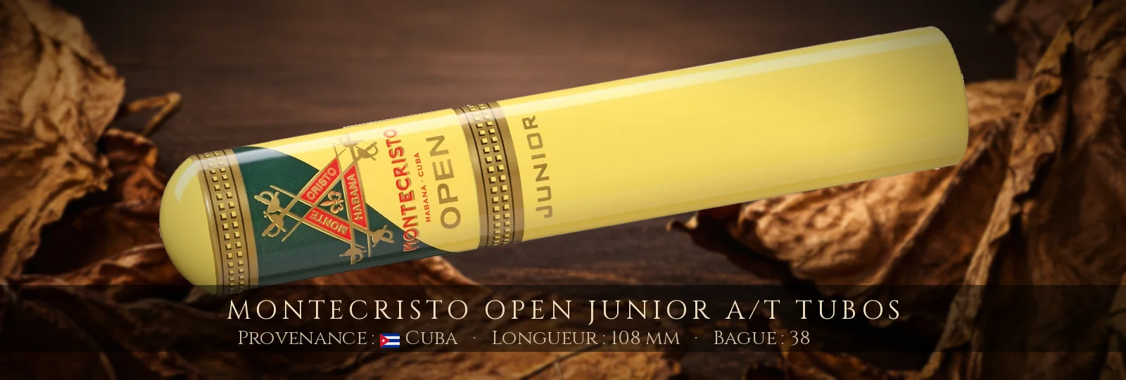 Montecristo Open Junior A/T Tubos — Montecristo — Cuba