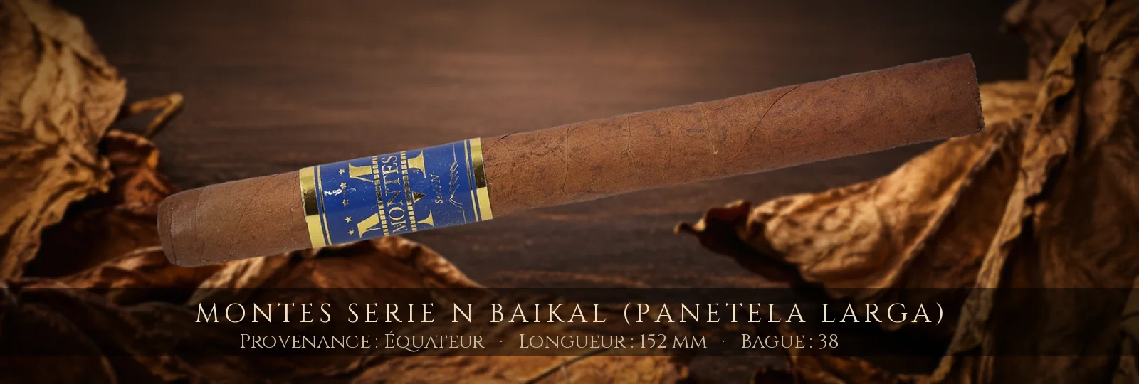 Montes Serie N Baikal (Panetela Larga) — Montes — Équateur