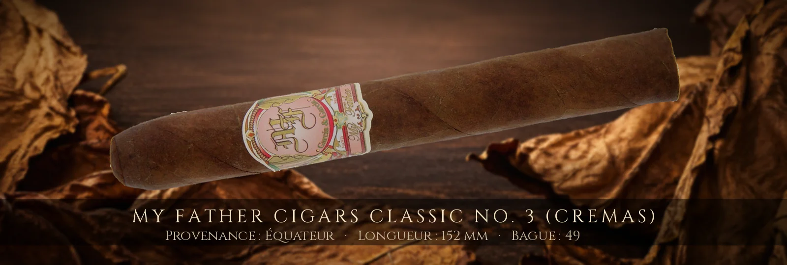 My Father Cigars Classic No. 3 (Cremas) — My Father Cigars — Équateur
