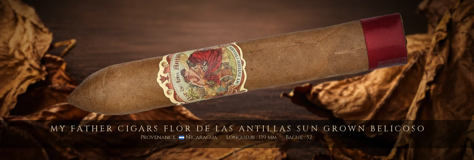 My Father Cigars Flor de las Antillas Sun Grown Belicoso
