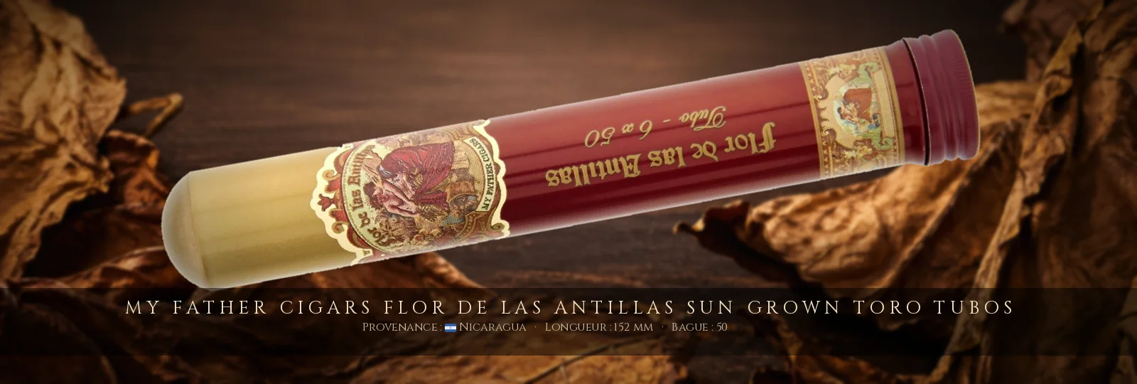 My Father Cigars Flor de las Antillas Sun Grown Toro Tubos