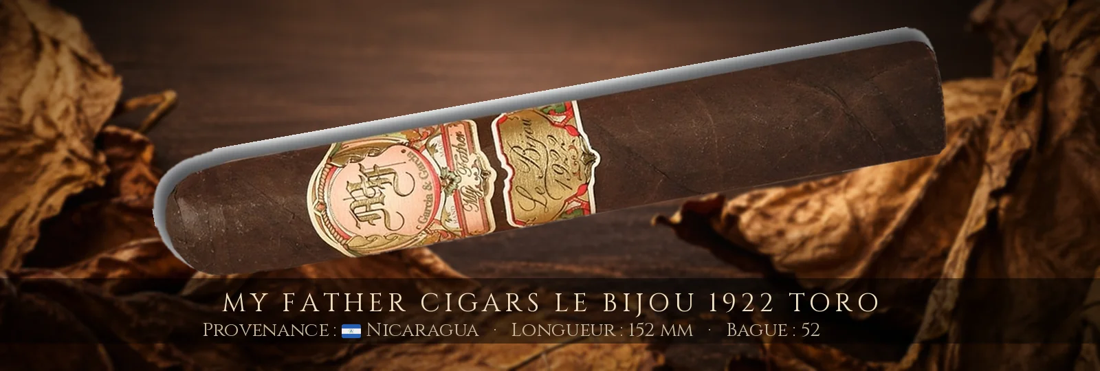 My Father Cigars Le Bijou 1922 Toro