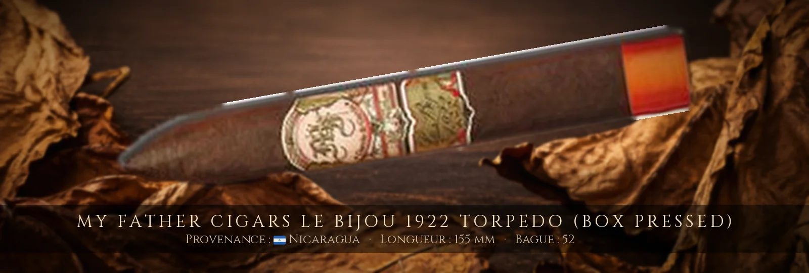 My Father Cigars Le Bijou 1922 Torpedo (Box Pressed) — My Father Cigars — Nicaragua