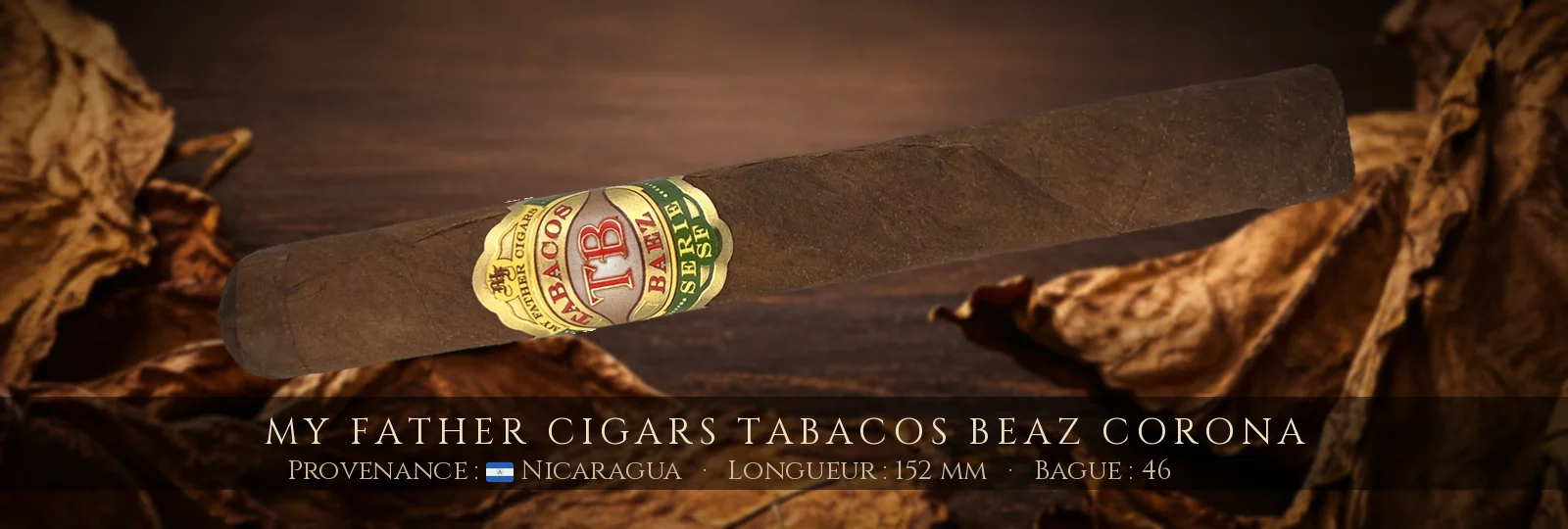 My Father Cigars Tabacos Beaz Corona — My Father Cigars — Nicaragua