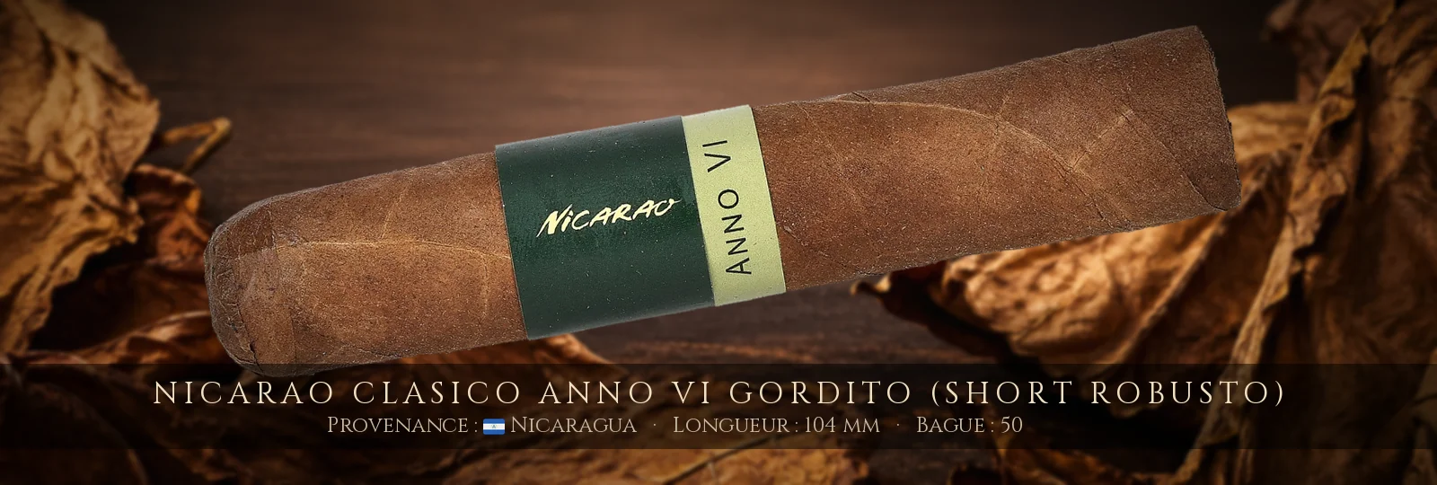 Nicarao Clasico Anno VI Gordito (Short Robusto)