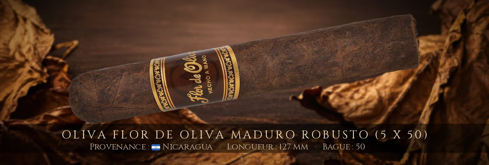 Oliva Flor de Oliva Maduro Robusto (5 x 50) — Oliva — Nicaragua