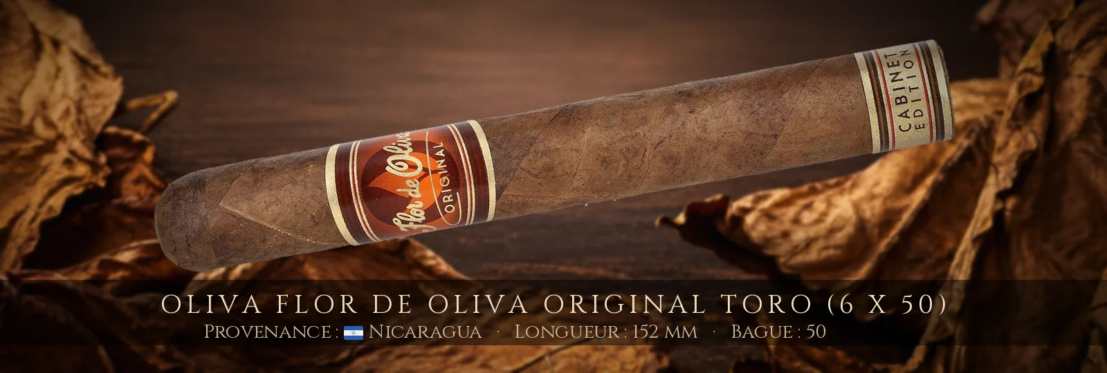 Oliva Flor de Oliva Original Toro (6 x 50) — Oliva — Nicaragua