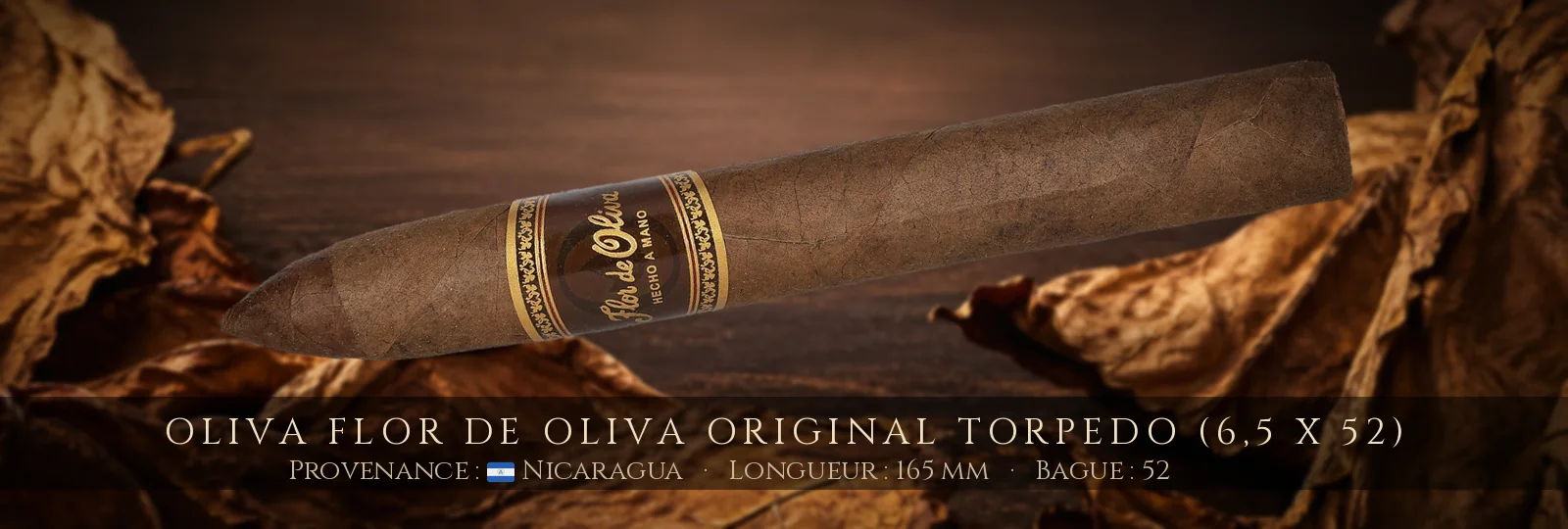 Oliva Flor de Oliva Original Torpedo (6,5 x 52) — Oliva — Nicaragua