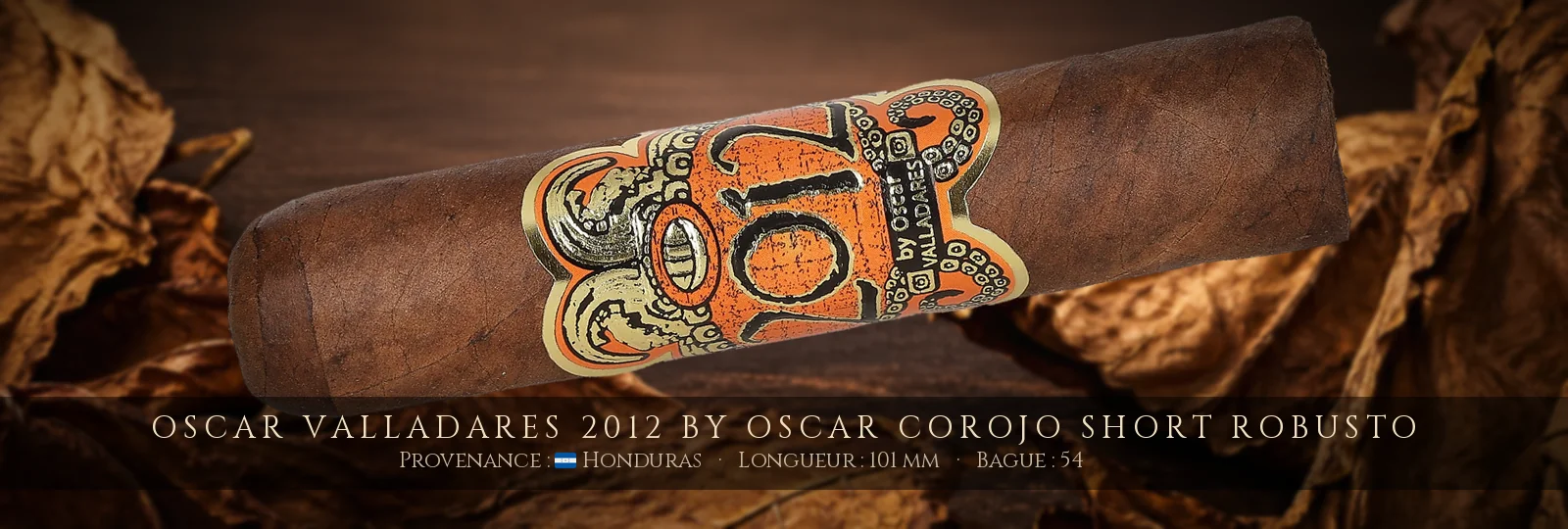Oscar Valladares 2012 by Oscar Corojo Short Robusto — Oscar Valladares — Honduras