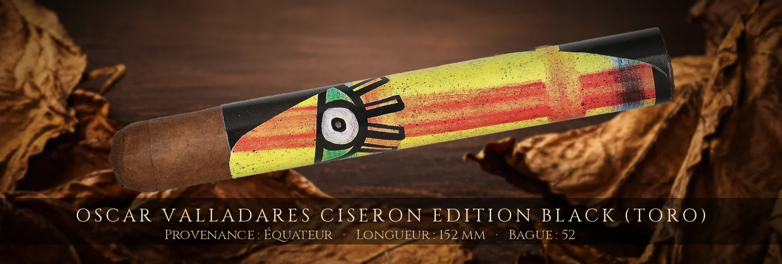 Oscar Valladares Ciseron Edition Black (Toro) — Oscar Valladares — Équateur