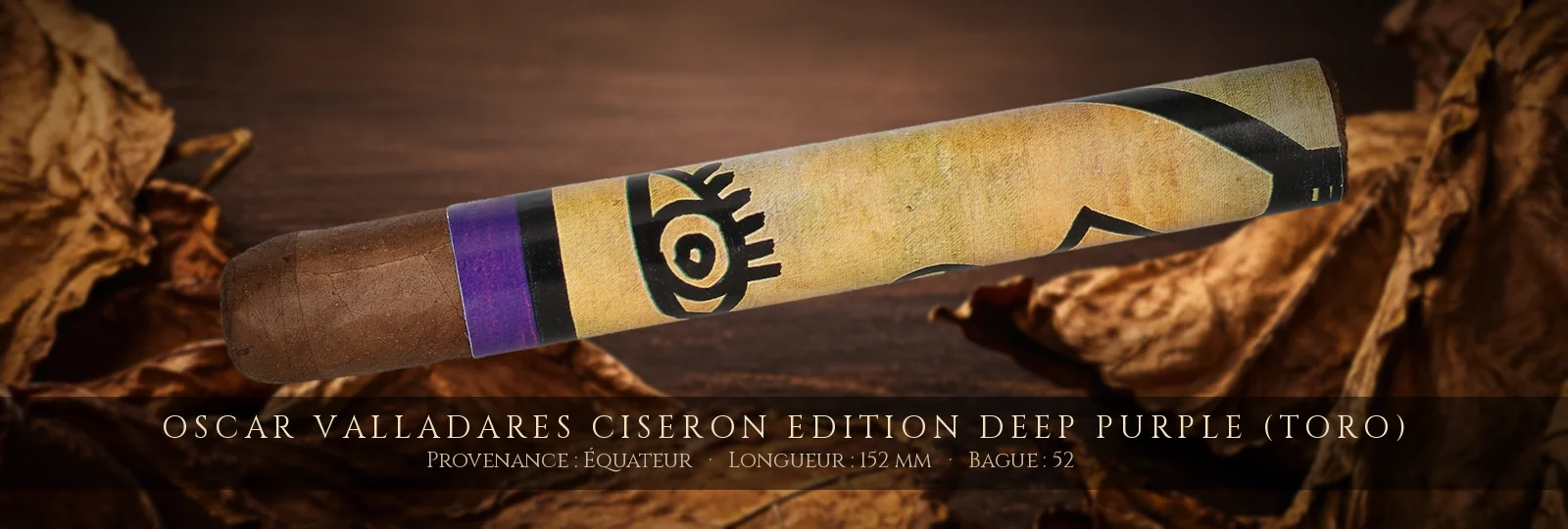 Oscar Valladares Ciseron Edition Deep Purple (Toro) — Oscar Valladares — Équateur