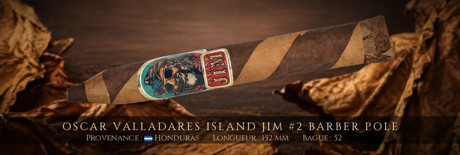 Oscar Valladares Island Jim #2 Barber Pole — Oscar Valladares — Honduras