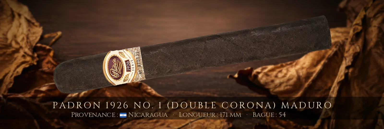 Padron 1926 No. 1 (Double Corona) MADURO — Padron — Nicaragua