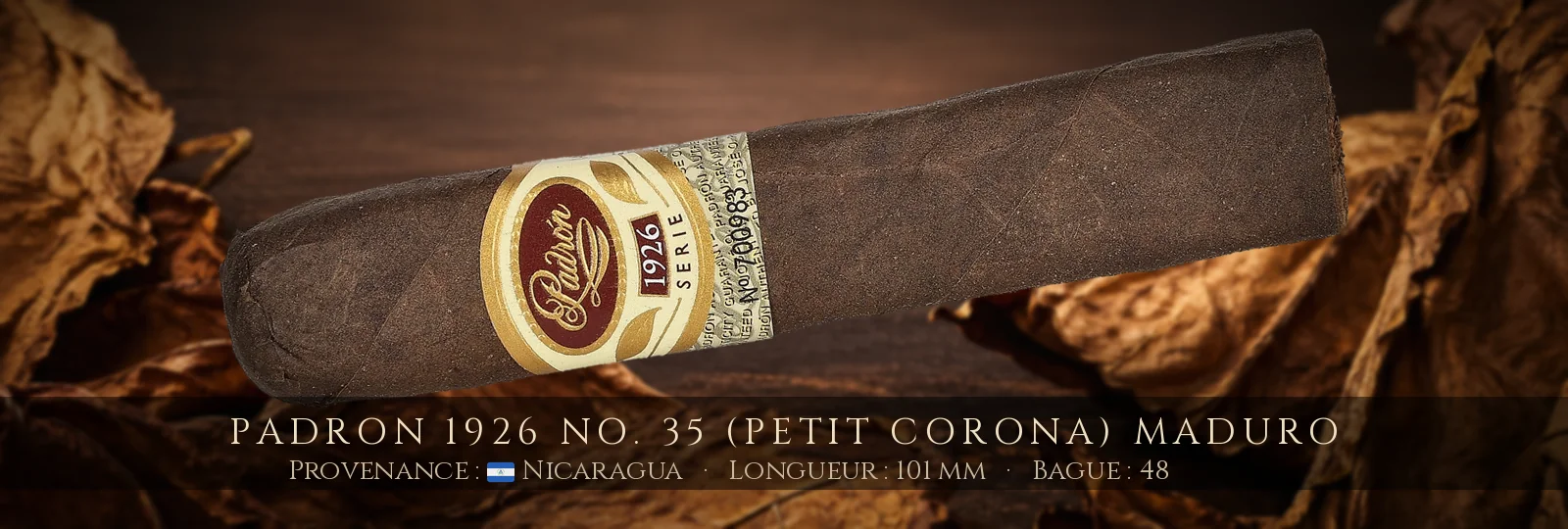 Padron 1926 No. 35 (Petit Corona) MADURO — Padron — Nicaragua
