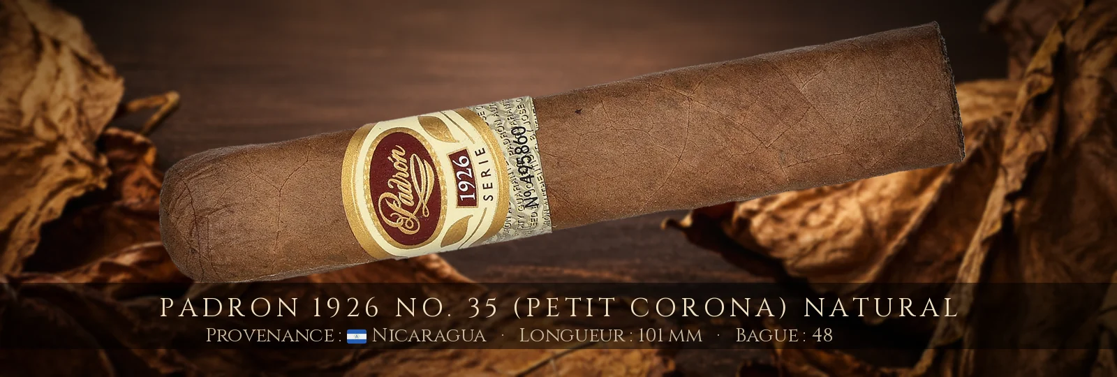 Padron 1926 No. 35 (Petit Corona) NATURAL — Padron — Nicaragua