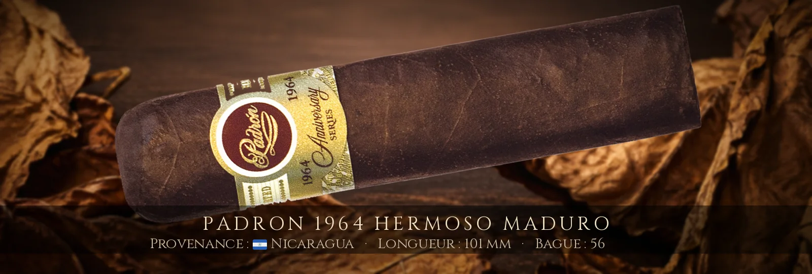 Padron 1964 Hermoso MADURO — Padron — Nicaragua