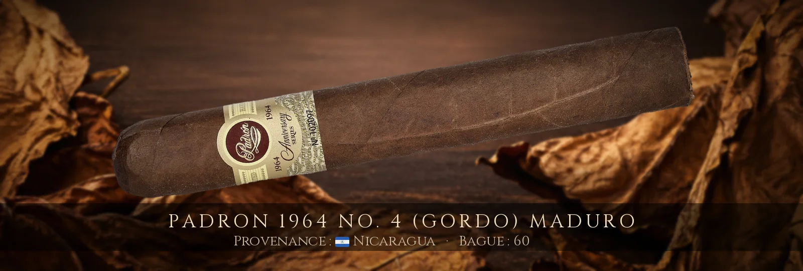 Padron 1964 No. 4 (Gordo) MADURO — Padron — Nicaragua
