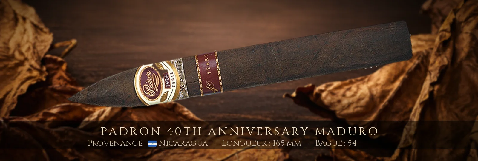 Padron 40th Anniversary Maduro — Padron — Nicaragua