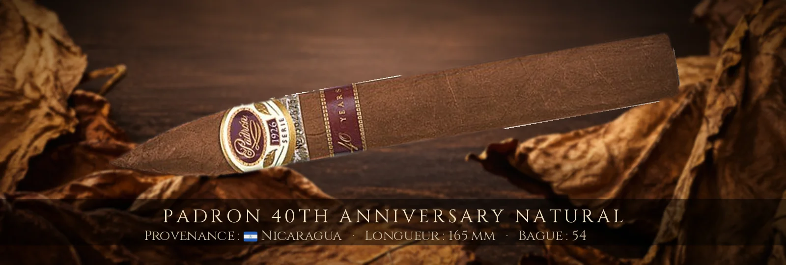 Padron 40th Anniversary Natural — Padron — Nicaragua