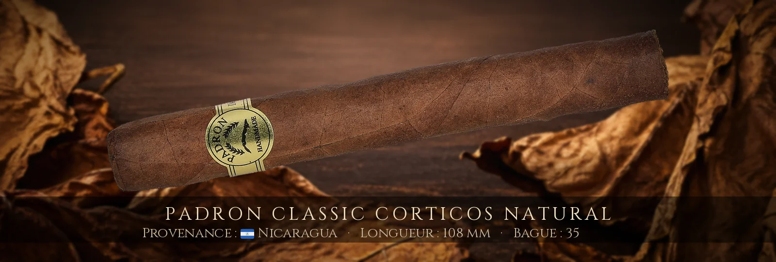 Padron Classic Corticos NATURAL — Padron — Nicaragua