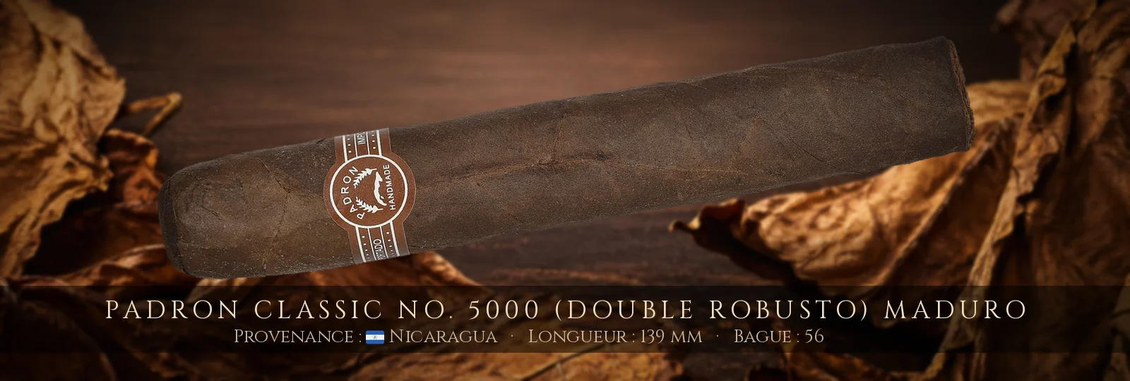 Padron Classic No. 5000 (Double Robusto) MADURO — Padron — Nicaragua