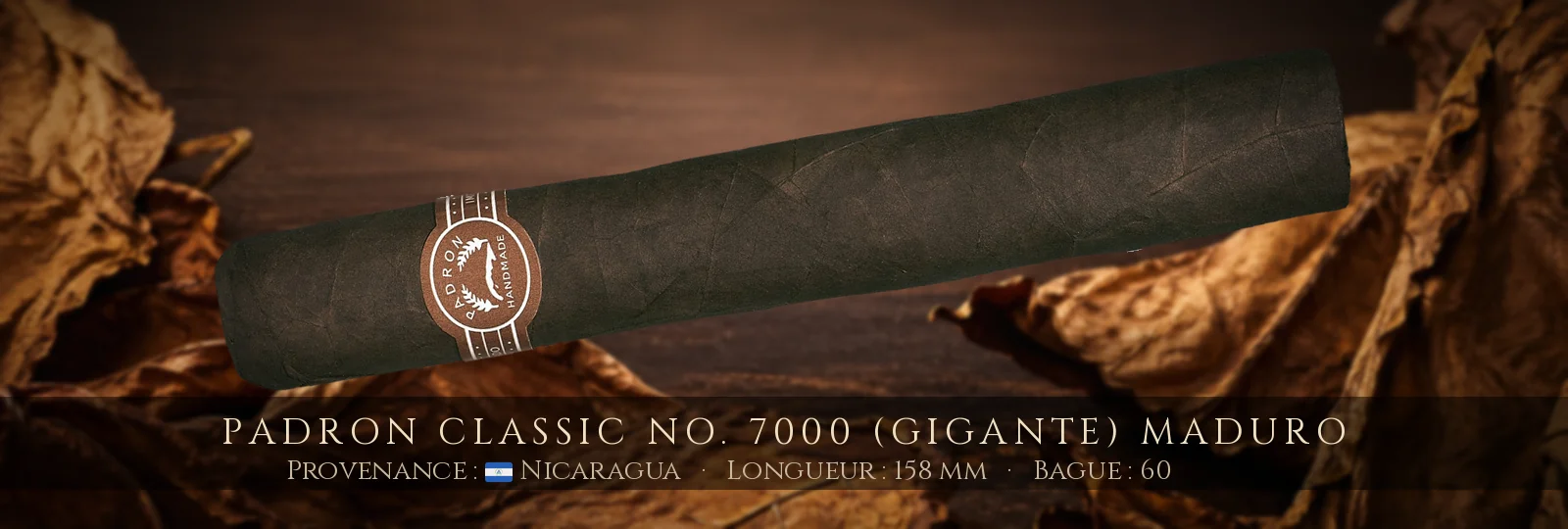 Padron Classic No. 7000 (Gigante) MADURO — Padron — Nicaragua