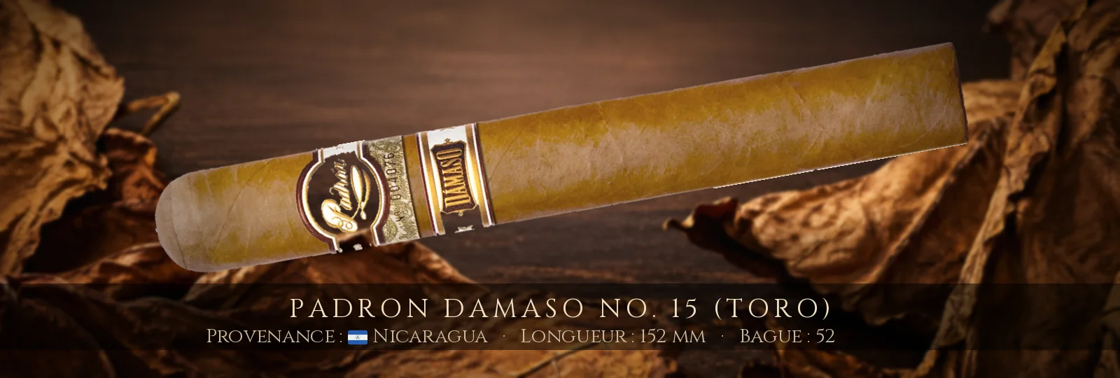Padron Damaso No. 15 (Toro) — Padron — Nicaragua