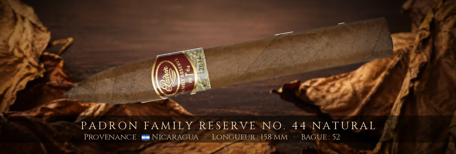 Padron Family Reserve No. 44 NATURAL — Padron — Nicaragua