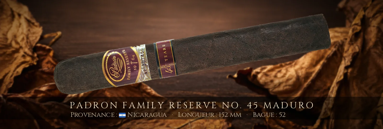 Padron Family Reserve No. 45 MADURO — Padron — Nicaragua
