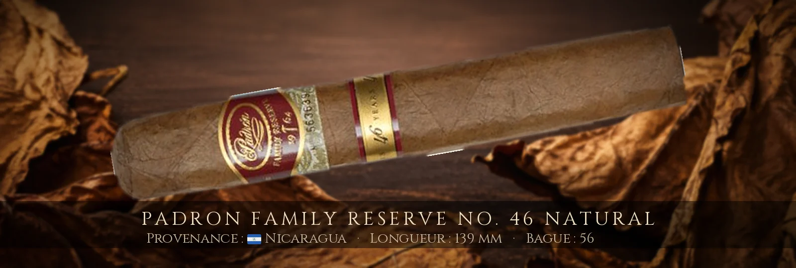 Padron Family Reserve No. 46 NATURAL — Padron — Nicaragua