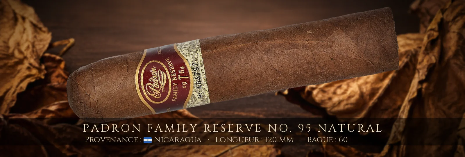 Padron Family Reserve No. 95 NATURAL — Padron — Nicaragua