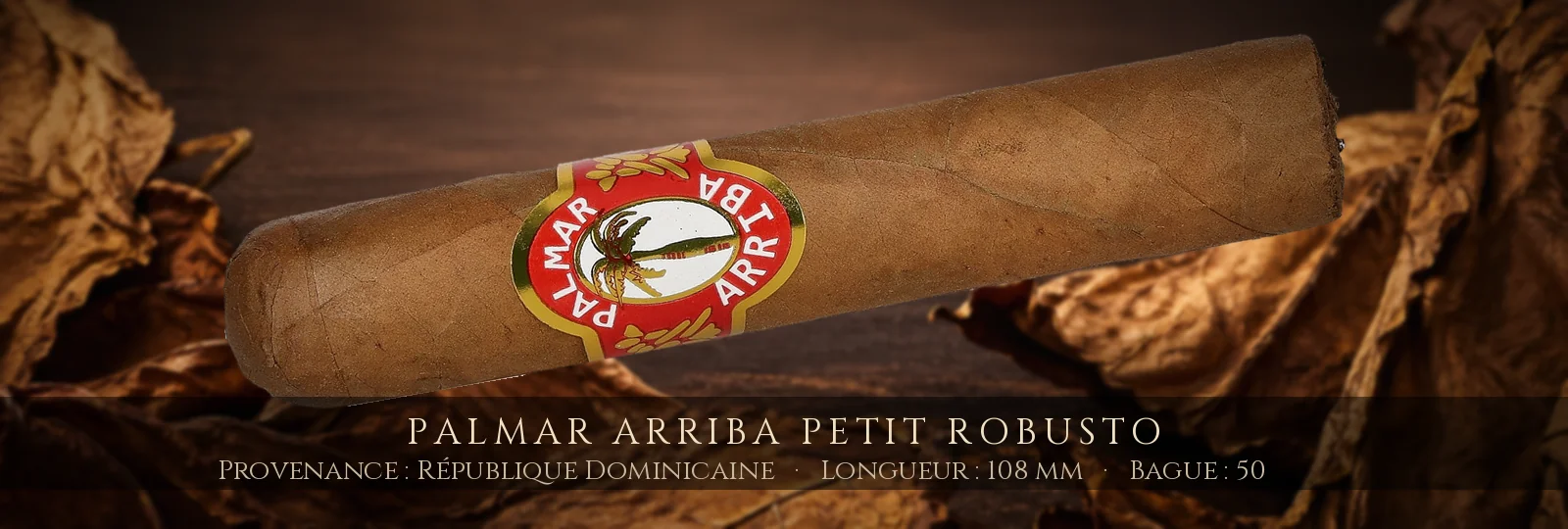 Palmar Arriba Petit Robusto — Palmar Arriba — République Dominicaine