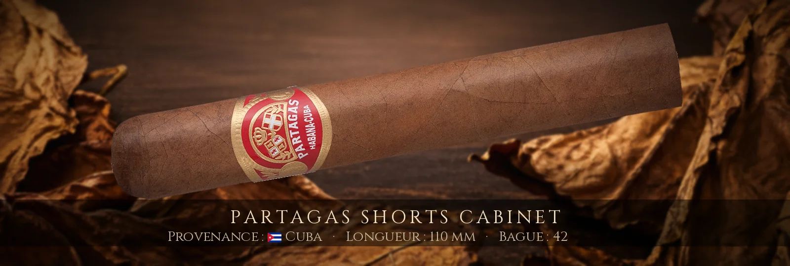 Partagas Shorts Cabinet — Partagas — Cuba