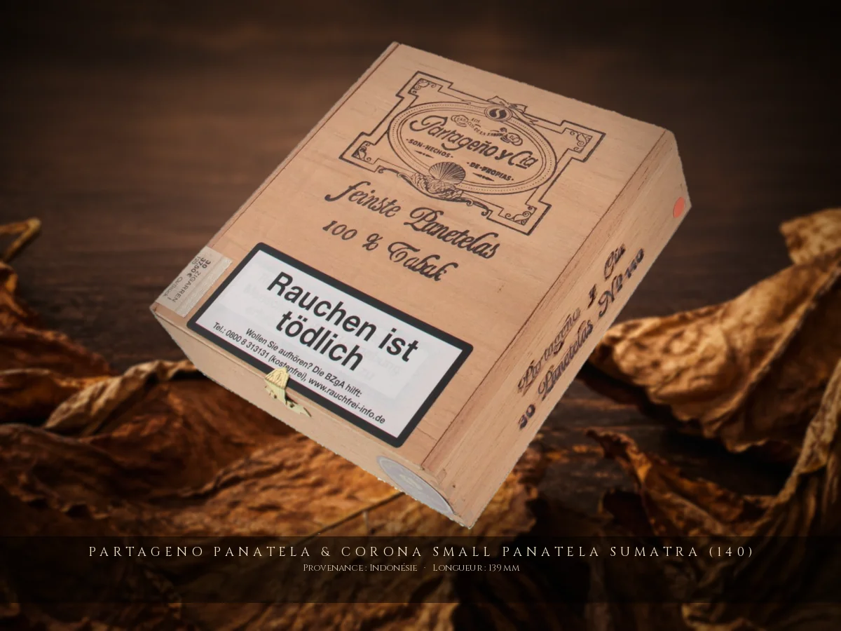 Partageno Panatela & Corona Small Panatela Sumatra (140) — Partageno — Indonésie