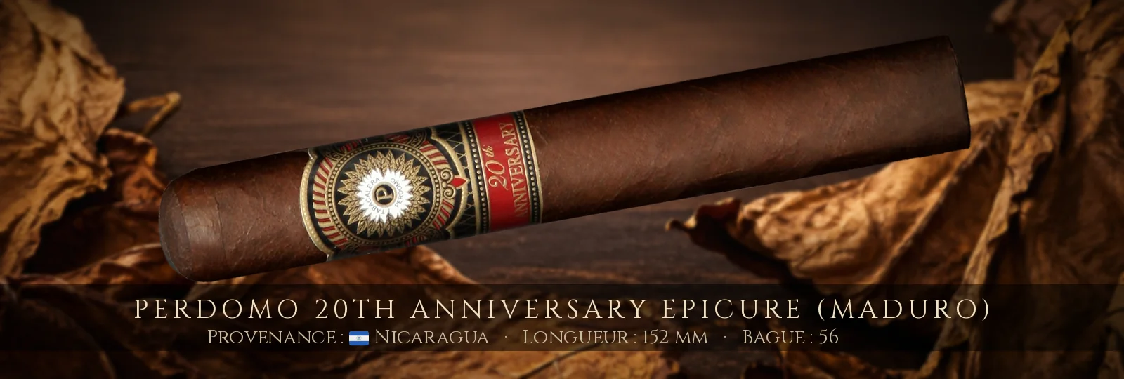 Perdomo 20th Anniversary Epicure (Maduro) — Perdomo — Nicaragua