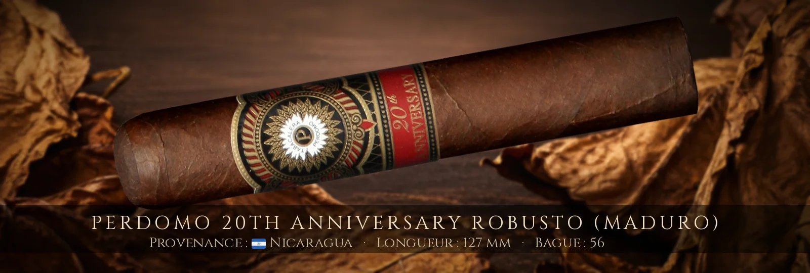Perdomo 20th Anniversary Robusto (Maduro) — Perdomo — Nicaragua