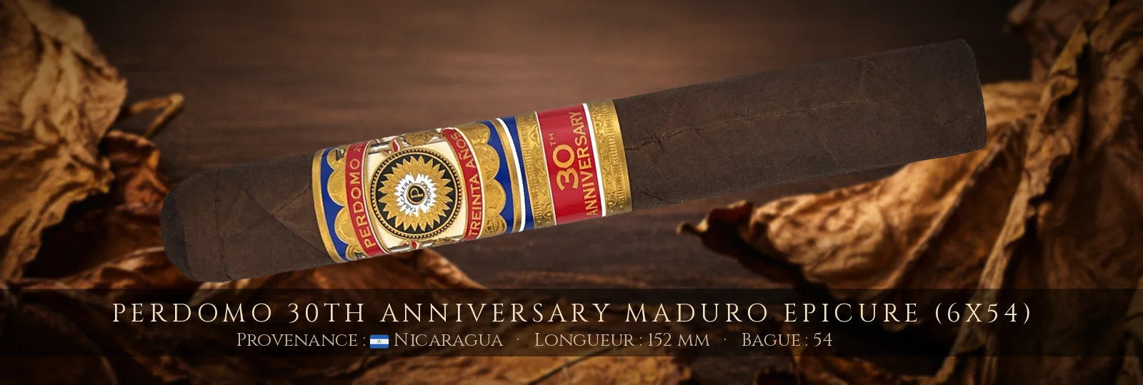 Perdomo 30th Anniversary Maduro Epicure (6x54) — Perdomo — Nicaragua