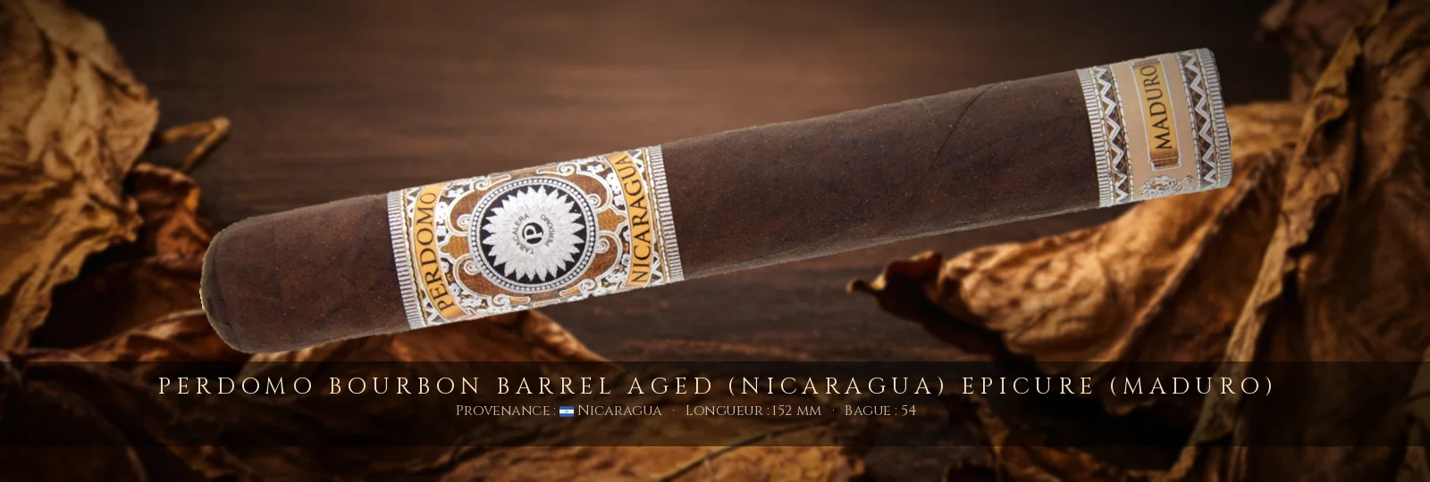 Perdomo Bourbon Barrel Aged (Nicaragua) Epicure (Maduro)