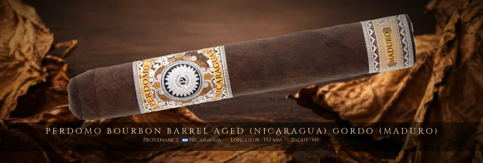 Perdomo Bourbon Barrel Aged (Nicaragua) Gordo (Maduro) — Perdomo — Nicaragua