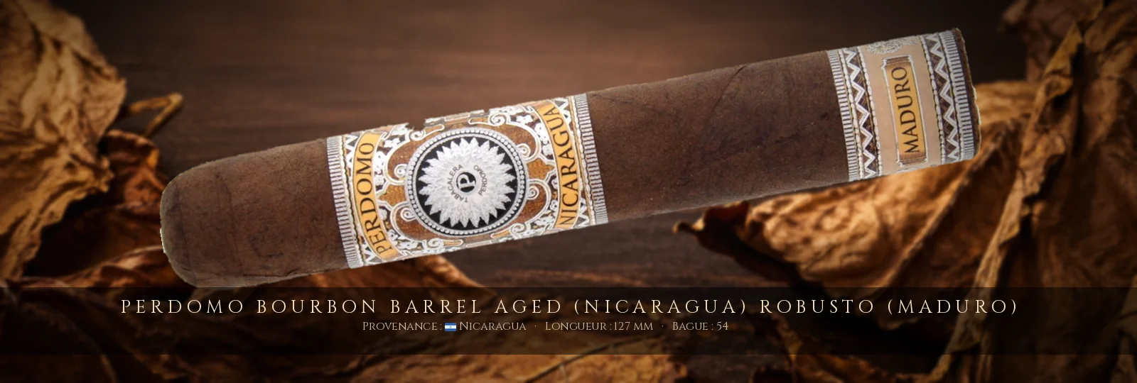 Perdomo Bourbon Barrel Aged (Nicaragua) Robusto (Maduro) — Perdomo — Nicaragua