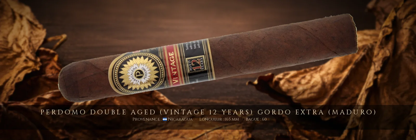 Perdomo Double Aged (Vintage 12 Years) Gordo Extra (Maduro)