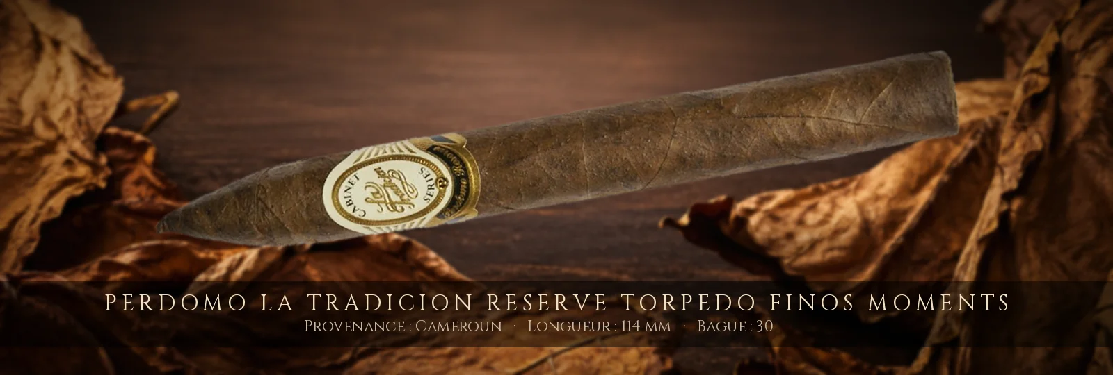 Perdomo La Tradicion Reserve Torpedo Finos Moments