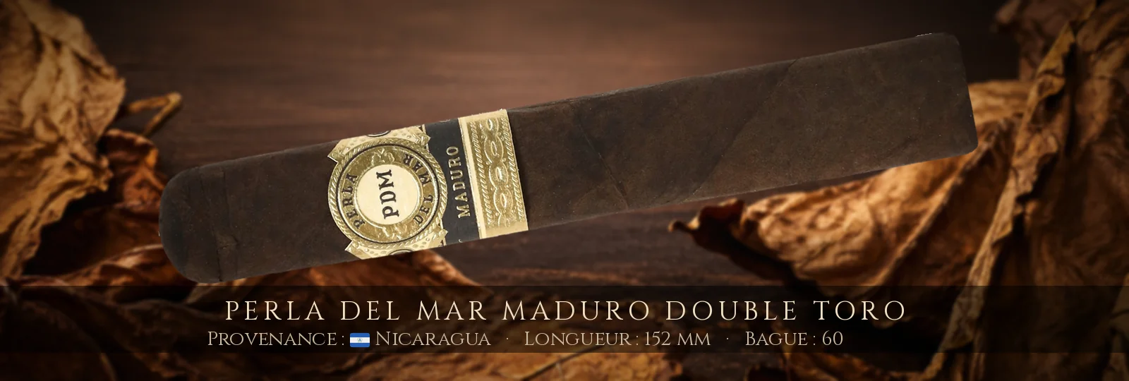 Perla del Mar Maduro Double Toro — Perla del Mar — Nicaragua