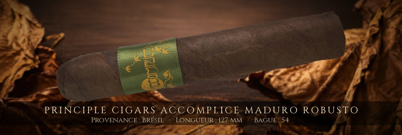 Principle Cigars Accomplice Maduro Robusto — Principle Cigars — Brésil