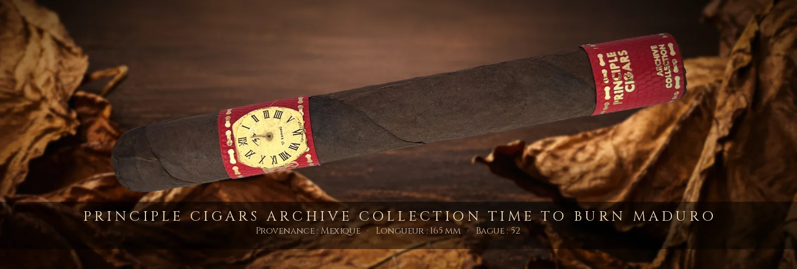 Principle Cigars Archive Collection Time to Burn Maduro — Principle Cigars — Mexique