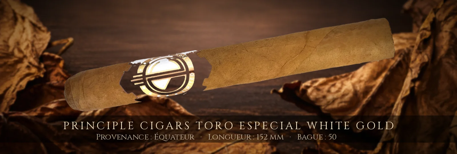 Principle Cigars Toro Especial white gold — Principle Cigars — Équateur