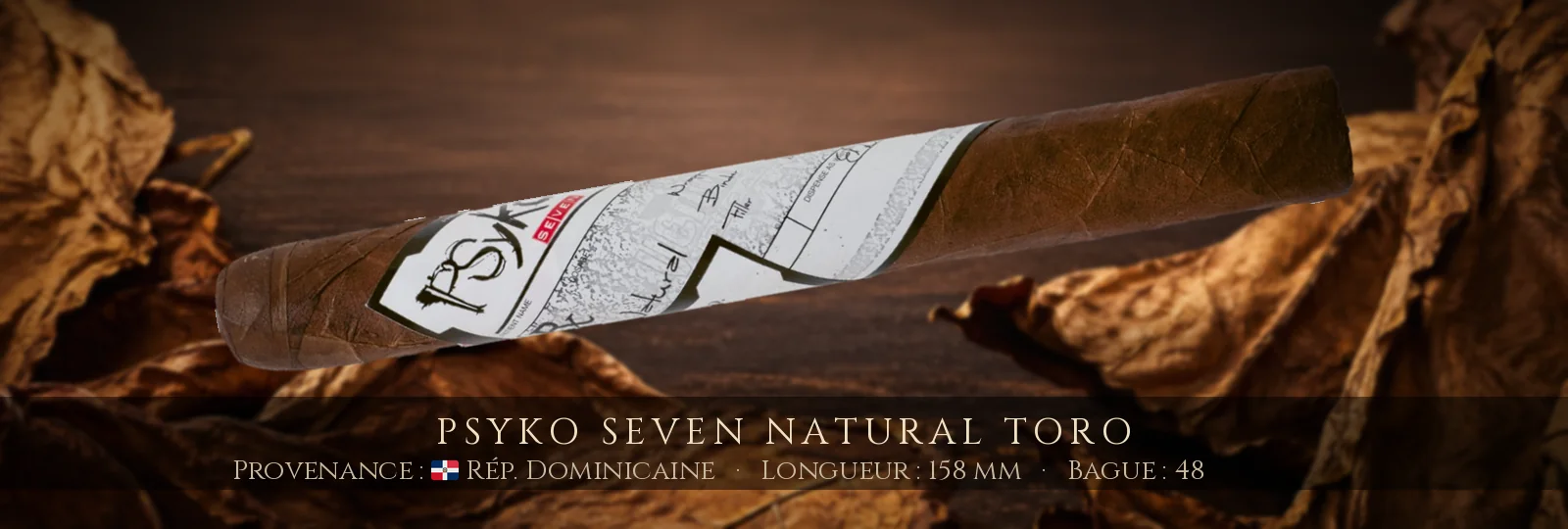 Psyko Seven Natural Toro — Psyko — République Dominicaine